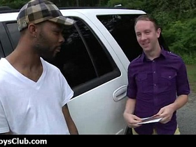 Blacks on boys - interracial hardcore gay action 22