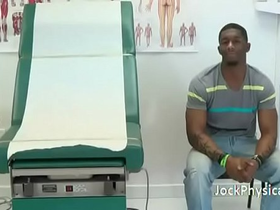 Male physical examination -black stud