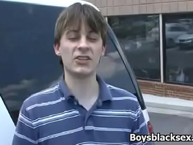 Blacks on boys - interracial hardcore gay fucking 12