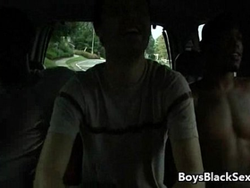Interracial bareback hardcore gay porn movie 05