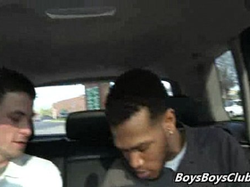 Blacks on boys - gay hardcore interracial fuck video 31