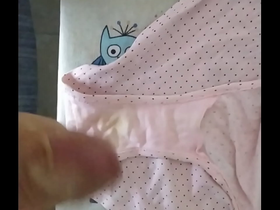 Corrida en bragas de mi mujer 109