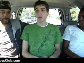 Blacks on boys - interracial hardcore gay action 11