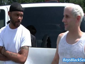 Blacks on boys -nasty interracial gay hardcore fucking 07